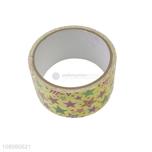 Hot selling star pattern carton <em>packing</em> adhesive <em>tape</em>