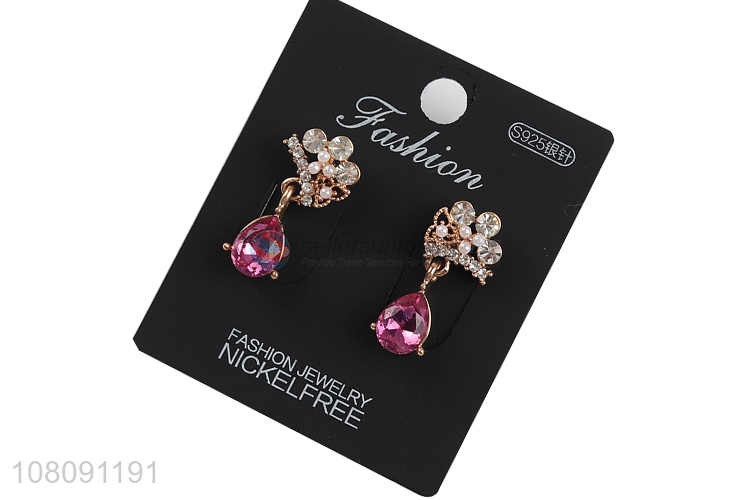 Fashion Drop Pendant Earrings Ladies Stud Earring