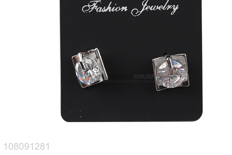 Good Price Rhinestone Stud Earring Fashion Ear Stud