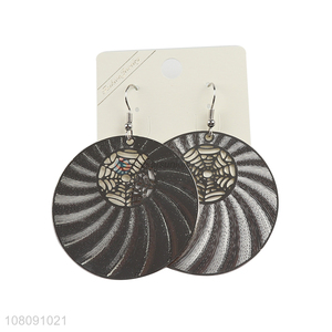 Hot Sale Metal Round Pendant Hook Earring Fashion Earring