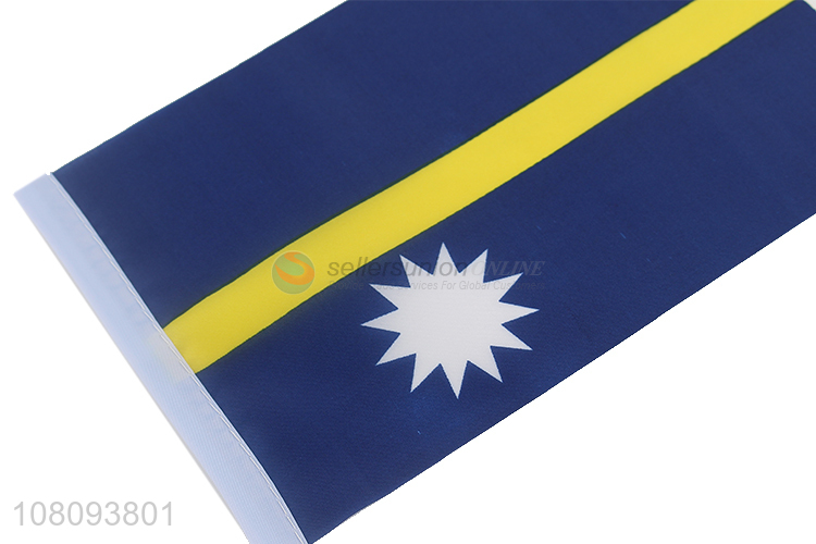 Hot products Nauru national flags for decoration