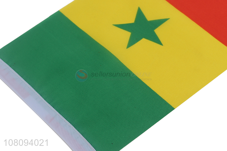 Factory supply double-sided Polyester Senegal national flag