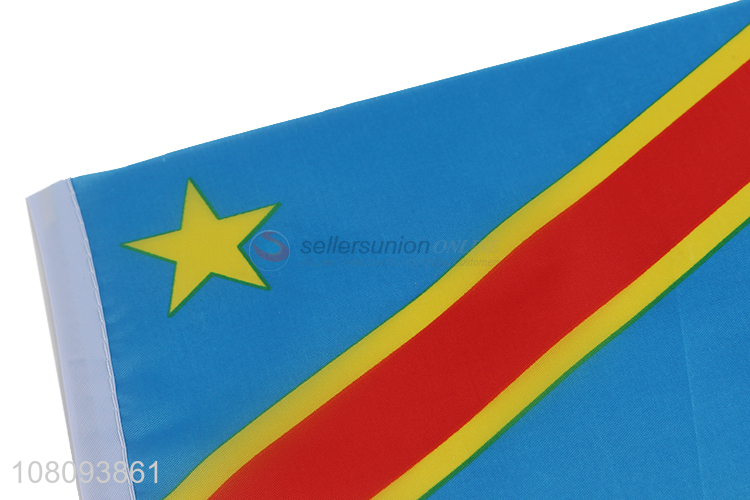 Yiwu direct sale national flag for Democratic Republic of Congo