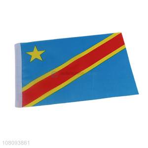 Yiwu direct sale national flag for Democratic Republic of Congo