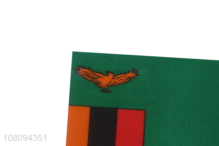 Online wholesale Zambia national flags polyester flags