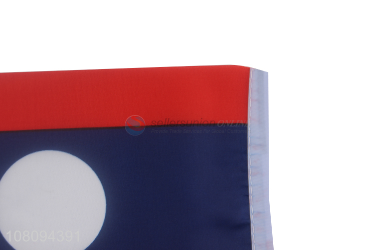 Hot sale Laos national flag double-sided competition banner