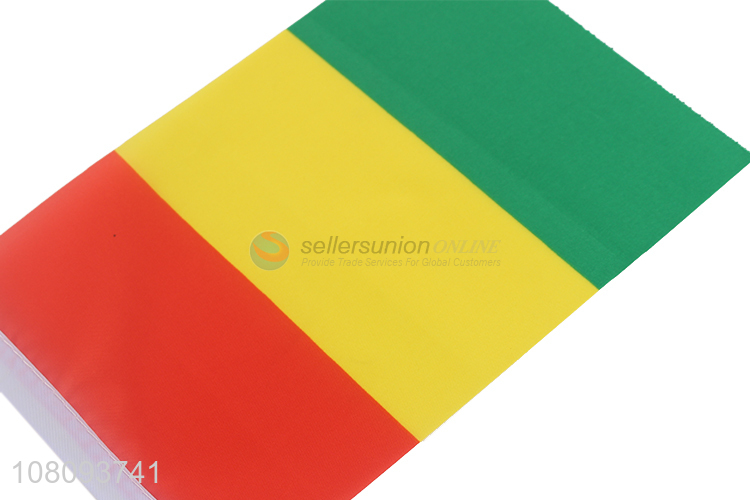 New products polyester Guinea national flags for decoration