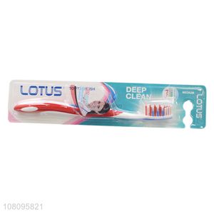 Factory supply deep cleaning adult soft toothbrush for sale