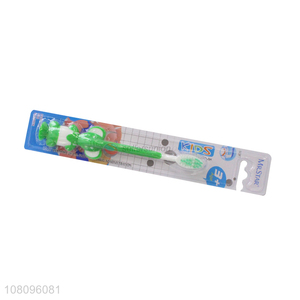 Online wholesale soft cartoon handle children toothbrush