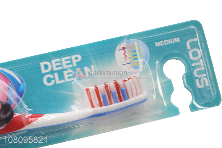 Factory supply deep cleaning adult soft toothbrush for sale