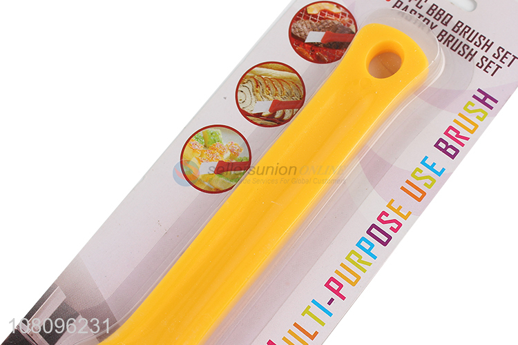 Factory price plastic handle BBQ brush kitchen cooking brush