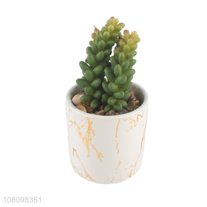 Popular Plastic Artificial Plant Simulation Potted Plant Wholesale