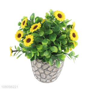 Top Quality Fashion Artificial Flower Simulation Potted Plant