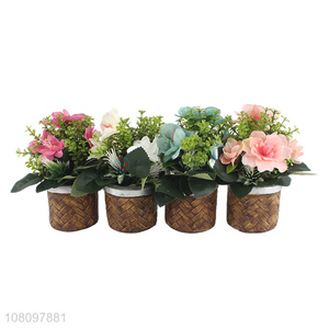 Popular Home Decoration Artificial Flower Simulation Potted Plant