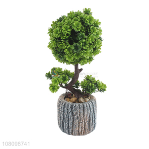 Popular Room Decoration Simulation Trees Bonsai Artificial Potted Plant