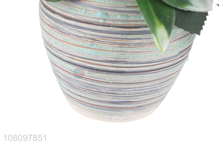 New Arrival Resin Flower Pot Simulation Potted Plant