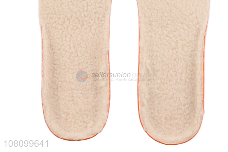 New arrival imitated lamb wool insoles winter thermal insoles