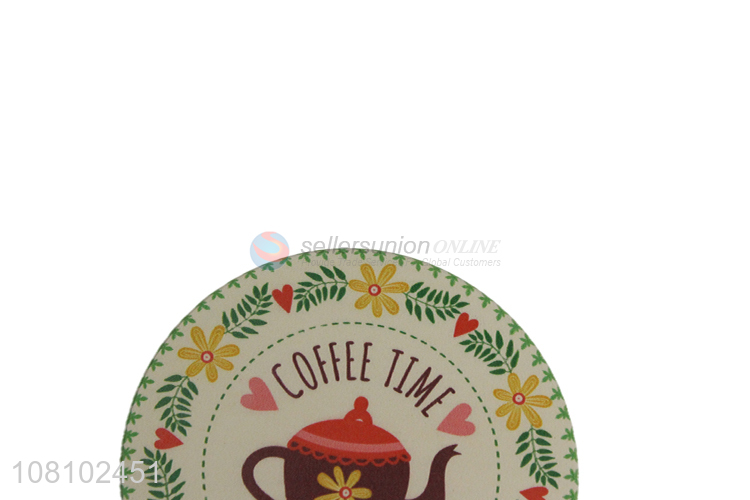 Wholesale creative printed placemat MDF coaster for kitchen