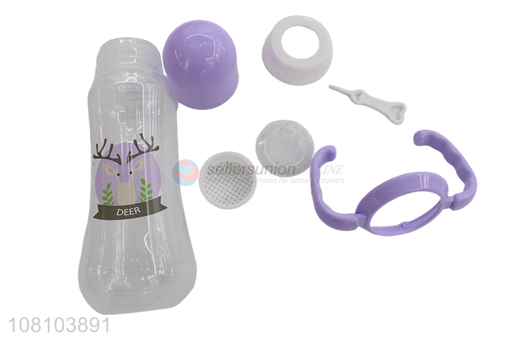 Wholesale Double-Handle Feeding Bottle Baby Milk Bottle