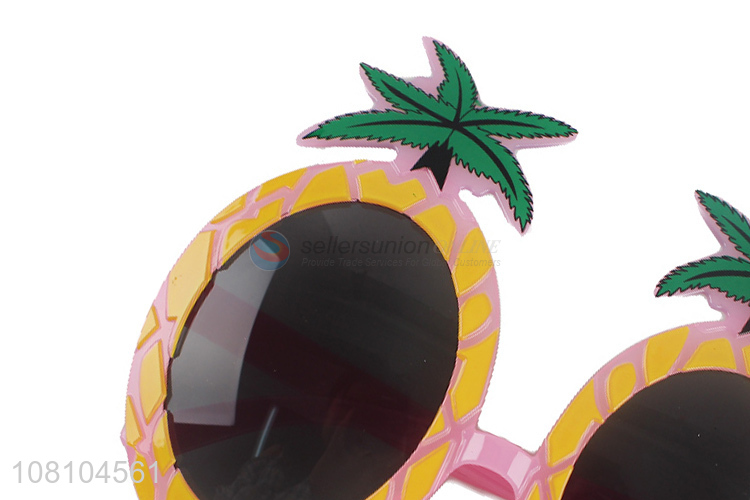 Factory supply Hawaiian style pineapple party glasses sunglasses