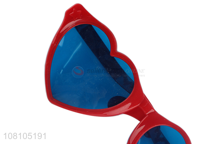 Top product heart party glasses sunglasses plastic photo props