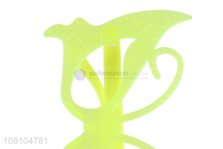 Wholesale novelty fluorescent color butterfly shape party glasses