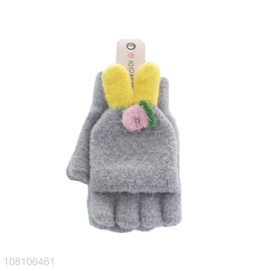 China export cute knitted gloves ladies winter warm gloves