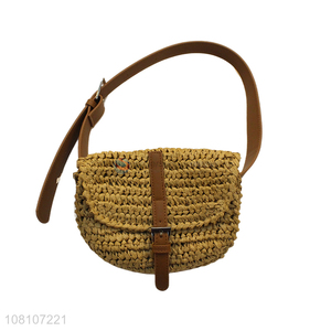 Top Quality Handmade Woven Waist Bag Ladies Fashion Bag