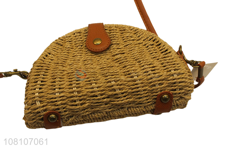 Factory Direct Sale Handmade Straw Bag Ladies Beach Bags