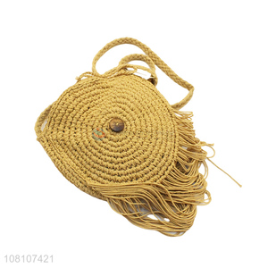 Hot Selling Women Straw Bag Beach Bag Crossbody Bag