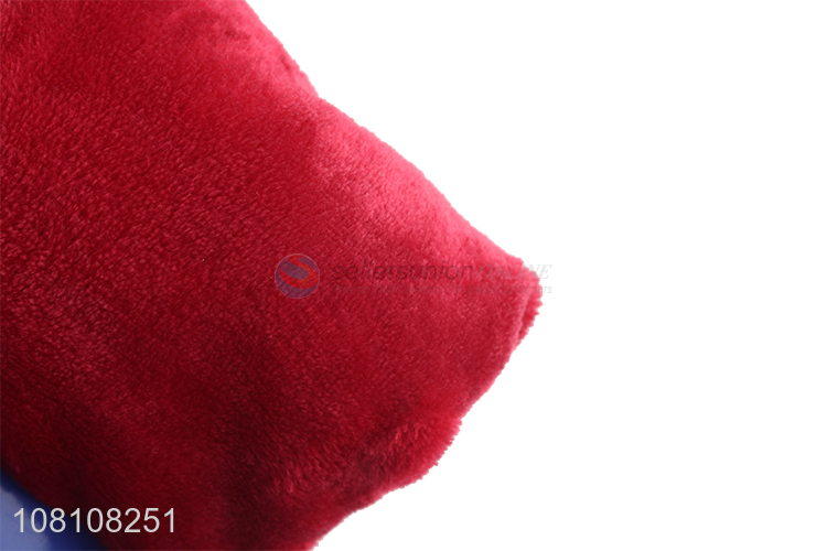 Good selling red berber fleece blanket with top quality