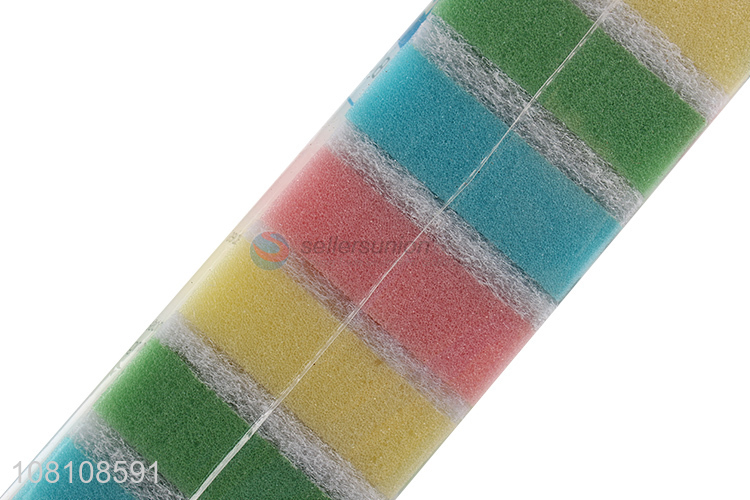 Wholesale high-density multifunctional cleaning sponge brush