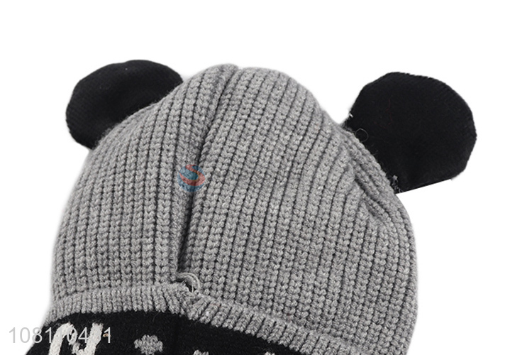 Wholesale from china children comfortable knit beanies for winter