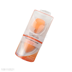 Good quality orange irregular ladies cosmetic puff for sale