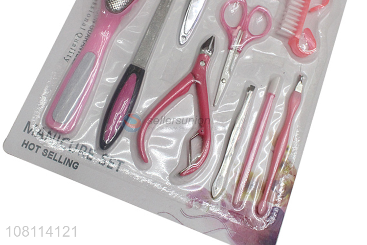 China wholesale reusable nail care manicure set for women