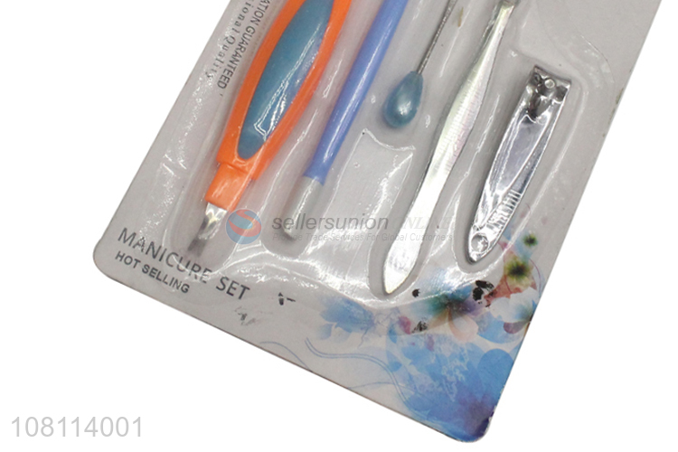 Top sale reusable nail care manicure set with high quality