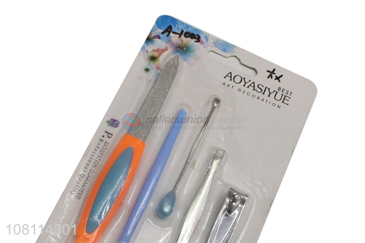 Top sale reusable nail care manicure set with high quality