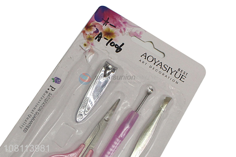 Top selling reusable nail beauty manicure set wholesale