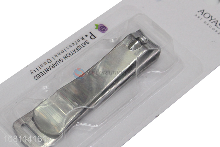 Hot selling silver portable nail clipper for personal care