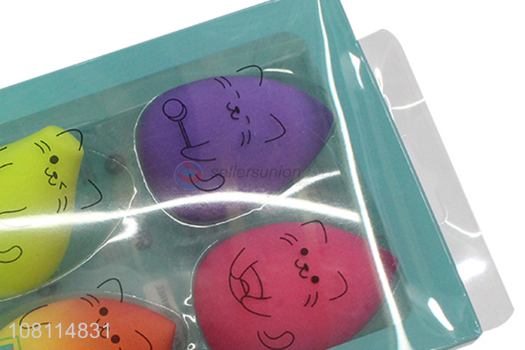 Wholesale from china 4pieces makeup sponge cosmetic puff