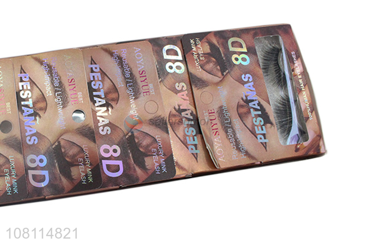 Low price natural long lasting 3D false eyelashes for sale