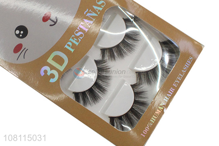 New arrival long lasting fluffy false eyelashes for sale