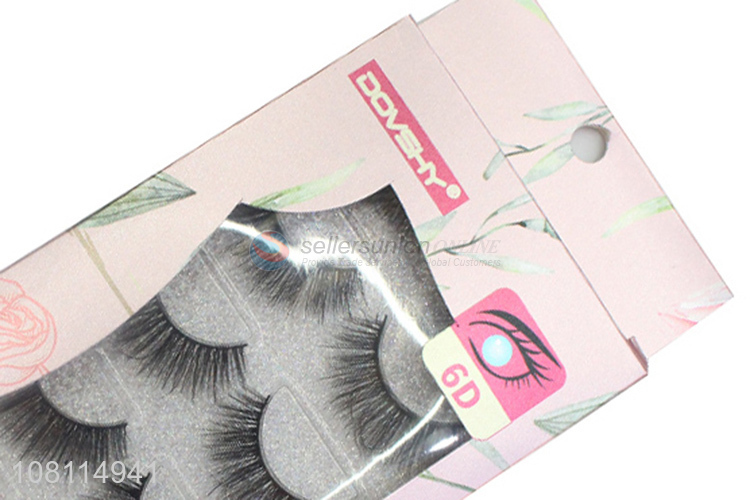 Factory price decorative fluffy false eyelashes for sale