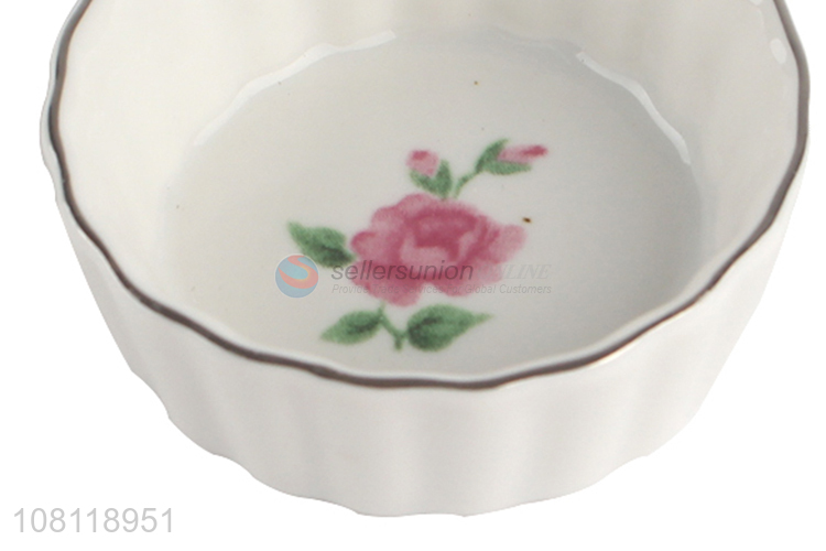 Hot selling delicate household ceramic bowl for tableware