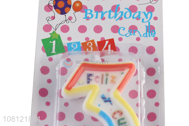 Top quality eco-friendly safety number candles for birthday