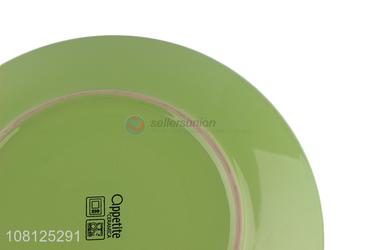 China supplier ceramic serving plate salad pasta plate