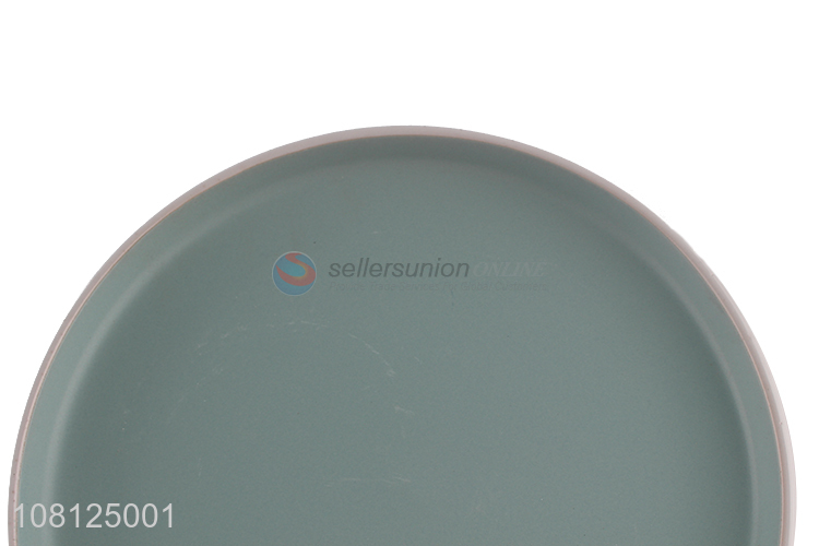 Wholesale large round ceramic dessert plate serving plate