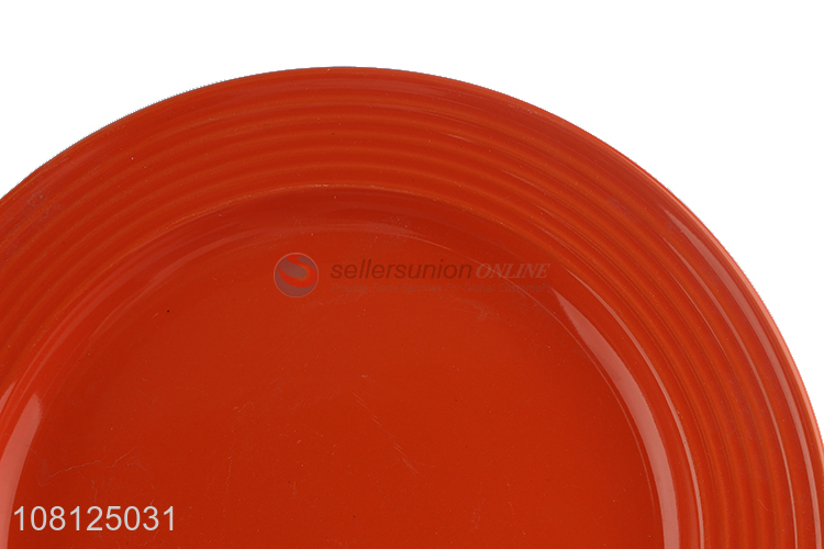 New arrival large enameled ceramic pasta dinner plate