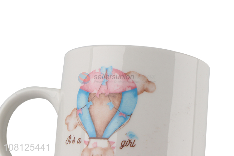 Hot selling hand painted ceramic coffee cup with handle