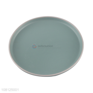 Wholesale large round ceramic dessert plate serving plate